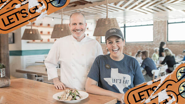Jeff and Julie Williams Inside the Taste Community Restaurant